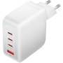 Alimentator retea Vention, 3 x USB-C (140W/140W/30W), 1 x USB-A (18W), GaN, PD, QC, Cablu USB-C 1.5m inclus, alb, 