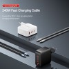 Alimentator retea Vention, 3 x USB-C (140W/140W/30W), 1 x USB-A (18W), GaN, PD, QC, Cablu USB-C 1.5m inclus, negru, 