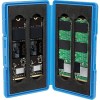 CUTIE  LOGILINK, pt 4 x SSD M.2 NGFF/ NVME, rezistenta la socuri, albastru , 