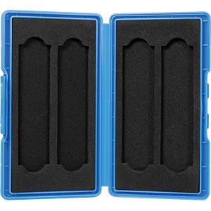 CUTIE  LOGILINK, pt 4 x SSD M.2 NGFF/ NVME, rezistenta la socuri, albastru , 