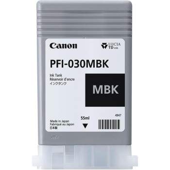 Cartus Cerneala Original Canon Black, PFI-030MBK , pentru TM-240|TM-340, 55ml, (timbru verde 1.2 lei)
