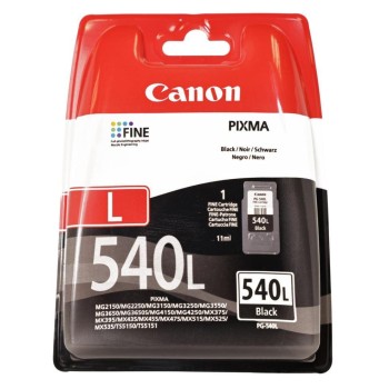 Cartus Cerneala Original Canon Black, PG-540 L , pentru Pixma MG2150|MG2250|MG3150|MG3250|MG3550|MG3650|MG4150|MG4250|MX375|MX395|MX435|MX455|MX475, 11ml, (timbru verde 1.2 lei)