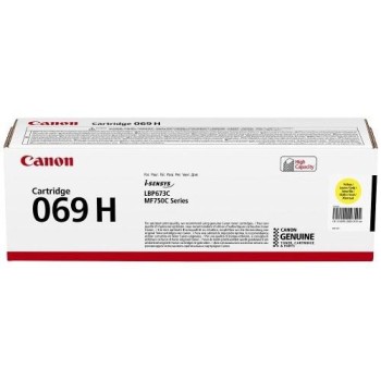 Toner Original Canon Yellow, CRG-069HY, pentru LBP 673|MF 752|MF 754, 5.5K, (timbru verde 1.2 lei)