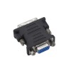 ADAPTOR video SPACER, DVI-I DL (T) la VGA (M), negru, 