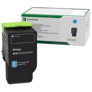 Toner Original Lexmark Cyan, 78C2XC0, pentru CS421|CS521|CS622|CX421|CX522|CX622|CX625|CX625, 5K, (timbru verde 1.2 lei)