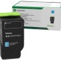 Toner Original Lexmark Cyan, 78C2XC0, pentru CS421|CS521|CS622|CX421|CX522|CX622|CX625|CX625, 5K, (timbru verde 1.2 lei)