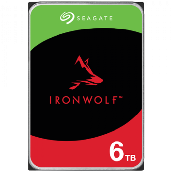 HDD  Seagate HDD NAS IronWolf 6TB CMR, 3.5, 256MB, 5400RPM, RV Sensors, SATA, Rescue Data Recovery Services 3 ani, TBW: 180 