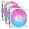 VENTILATOR Corsair iCUE LINK RX120 3x120mm RGB ALB, 0.400-2100 RPM +/- 10%, 10.5-74.2 CFM, Presiune Statica: 0.12-4.38 mm-H2O, 10-36dBA, Prindere magnetica, Lungime cablu 135mm, 600mm 