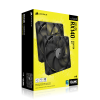 VENTILATOR Corsair iCUE LINK RX140 2x140mm NEGRU, 0.300-1700 RPM +/- 10%, 18.1-95.7 CFM, Presiune Statica: 0.15-3.79 mm-H2O,10-36dBA, Prindere magnetica, Lungime cablu 135mm, 600mm 