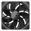 VENTILATOR Corsair iCUE LINK RX140 2x140mm NEGRU, 0.300-1700 RPM +/- 10%, 18.1-95.7 CFM, Presiune Statica: 0.15-3.79 mm-H2O,10-36dBA, Prindere magnetica, Lungime cablu 135mm, 600mm 
