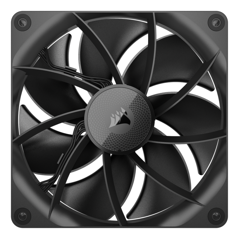 VENTILATOR Corsair iCUE LINK RX140 2x140mm NEGRU, 0.300-1700 RPM +/- 10%, 18.1-95.7 CFM, Presiune Statica: 0.15-3.79 mm-H2O,10-36dBA, Prindere magnetica, Lungime cablu 135mm, 600mm 
