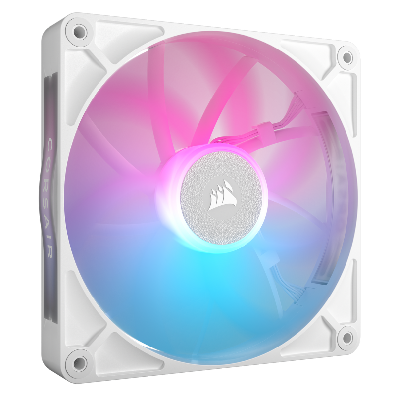 VENTILATOR Corsair iCUE LINK RX140 2x140mm RGB ALB, 0.300-1700 RPM +/- 10%, 18.1-95.7 CFM, Presiune Statica: 0.15-3.79 mm-H2O, 10-36dBA, Prindere magnetica, Lungime cablu 135mm, 600mm 