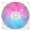 VENTILATOR Corsair iCUE LINK RX140 2x140mm RGB ALB, 0.300-1700 RPM +/- 10%, 18.1-95.7 CFM, Presiune Statica: 0.15-3.79 mm-H2O, 10-36dBA, Prindere magnetica, Lungime cablu 135mm, 600mm 