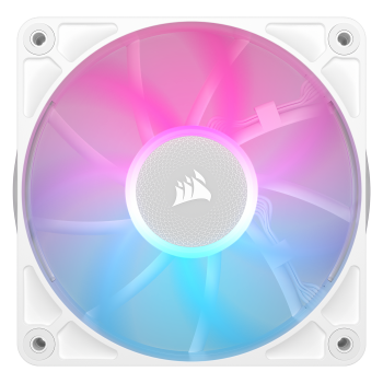 VENTILATOR Corsair iCUE LINK RX120 RGB ALB, viteza 0.400-2100 RPM +/- 10%, 10.5-74.2 CFM, Presiune Statica: 0.12-4.38 mm-H2O, 10-36dBA, Prindere magnetica, Lungime cablu 135mm 
