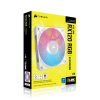 VENTILATOR Corsair iCUE LINK RX120 RGB ALB, viteza 0.400-2100 RPM +/- 10%, 10.5-74.2 CFM, Presiune Statica: 0.12-4.38 mm-H2O, 10-36dBA, Prindere magnetica, Lungime cablu 135mm 