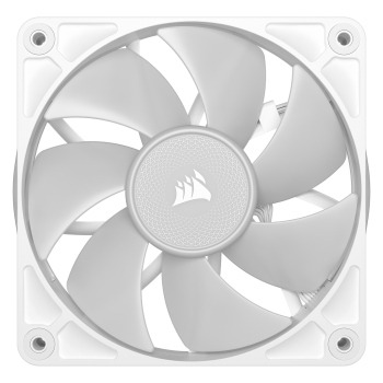 VENTILATOR Corsair iCUE LINK RX120 RGB ALB, viteza 0.400-2100 RPM +/- 10%, 10.5-74.2 CFM, Presiune Statica: 0.12-4.38 mm-H2O, 10-36dBA, Prindere magnetica, Lungime cablu 135mm 