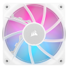 VENTILATOR Corsair iCUE LINK RX120 RGB ALB, viteza 0.400-2100 RPM +/- 10%, 10.5-74.2 CFM, Presiune Statica: 0.12-4.38 mm-H2O, 10-36dBA, Prindere magnetica, Lungime cablu 135mm 