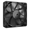 VENTILATOR Corsair iCUE LINK RX120 1x120mm NEGRU, viteza 0.400-2100 RPM +/- 10%, 10.5-74.2 CFM, Presiune Statica: 0.12-4.38 mm-H2O, 10-36dBA, Prindere magnetica, Lungime cablu 135mm 