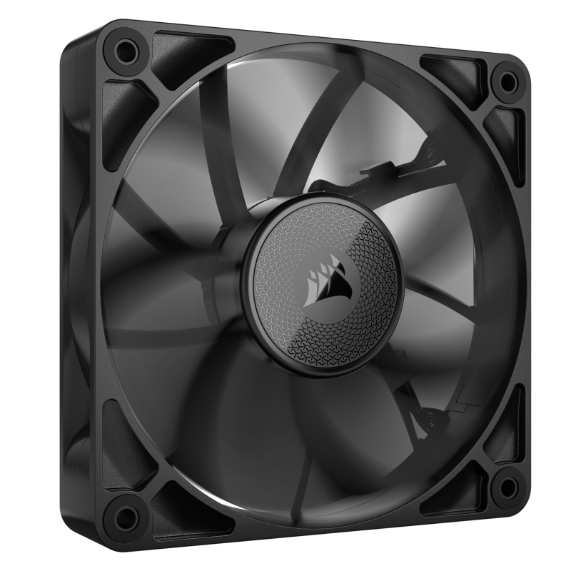 VENTILATOR Corsair iCUE LINK RX120 1x120mm NEGRU, viteza 0.400-2100 RPM +/- 10%, 10.5-74.2 CFM, Presiune Statica: 0.12-4.38 mm-H2O, 10-36dBA, Prindere magnetica, Lungime cablu 135mm 