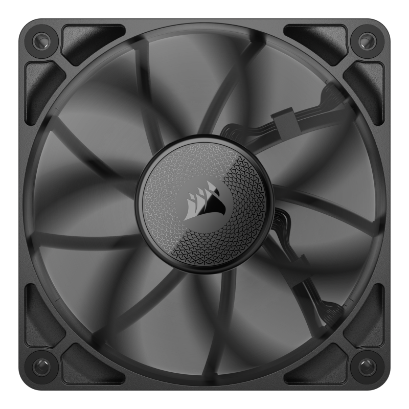 VENTILATOR Corsair iCUE LINK RX120 1x120mm NEGRU, viteza 0.400-2100 RPM +/- 10%, 10.5-74.2 CFM, Presiune Statica: 0.12-4.38 mm-H2O, 10-36dBA, Prindere magnetica, Lungime cablu 135mm 