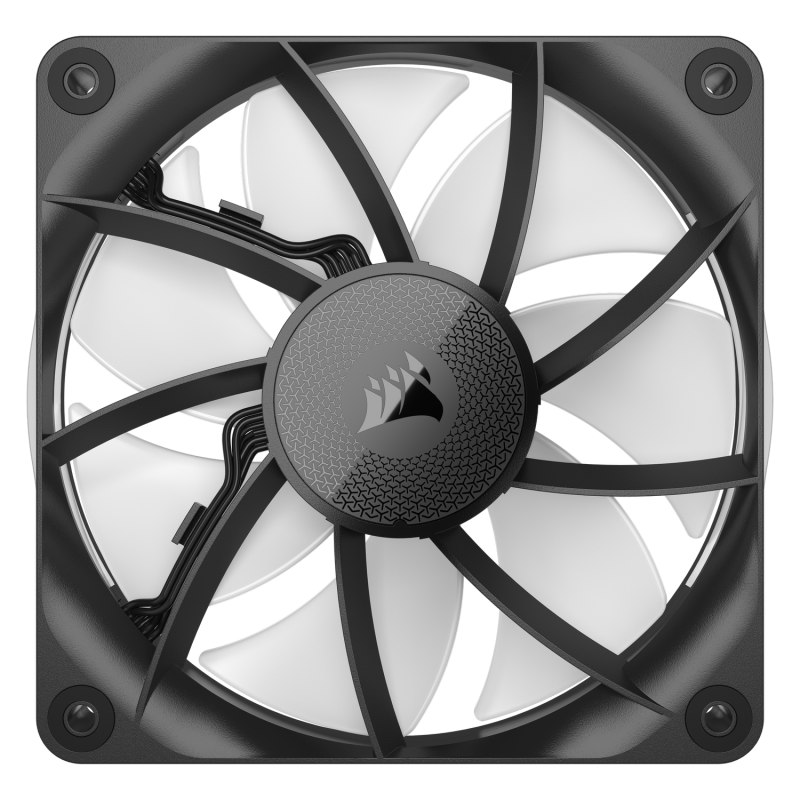 VENTILATOR Corsair iCUE LINK RX120 1x120mm RGB NEGRU,  0.400-2100 RPM +/- 10%, 10.5-74.2 CFM, Presiune Statica: 0.12-4.38 mm-H2O, 10-36dBA, Prindere magnetica, Lungime cablu 135mm 
