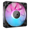 VENTILATOR Corsair iCUE LINK RX120 1x120mm RGB NEGRU,  0.400-2100 RPM +/- 10%, 10.5-74.2 CFM, Presiune Statica: 0.12-4.38 mm-H2O, 10-36dBA, Prindere magnetica, Lungime cablu 135mm 