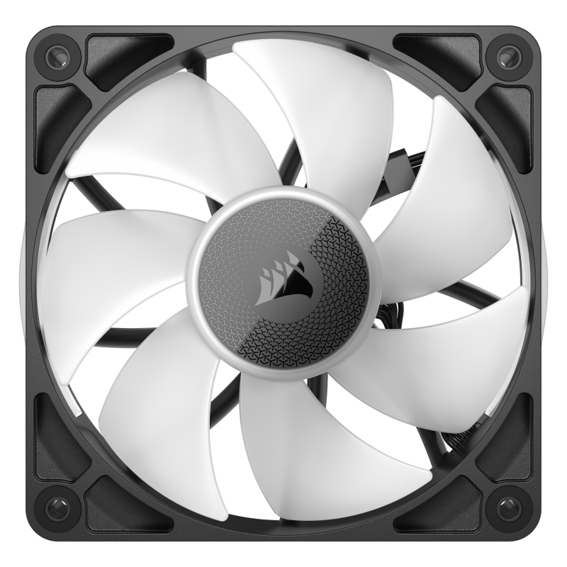 VENTILATOR Corsair iCUE LINK RX120 1x120mm RGB NEGRU,  0.400-2100 RPM +/- 10%, 10.5-74.2 CFM, Presiune Statica: 0.12-4.38 mm-H2O, 10-36dBA, Prindere magnetica, Lungime cablu 135mm 