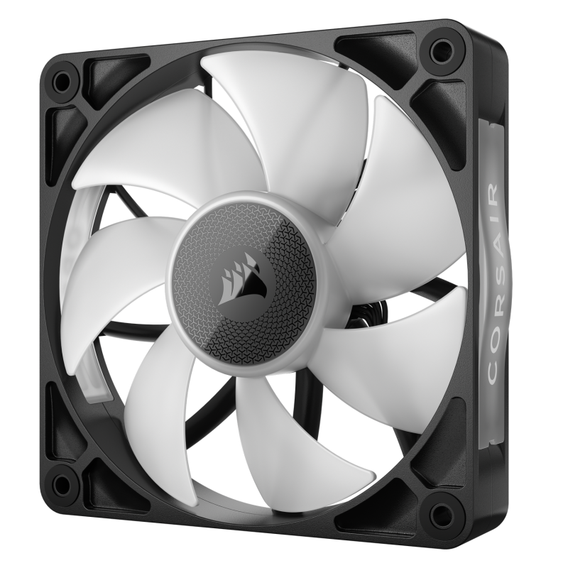 VENTILATOR Corsair iCUE LINK RX120 1x120mm RGB NEGRU,  0.400-2100 RPM +/- 10%, 10.5-74.2 CFM, Presiune Statica: 0.12-4.38 mm-H2O, 10-36dBA, Prindere magnetica, Lungime cablu 135mm 