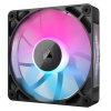 VENTILATOR Corsair iCUE LINK RX120 1x120mm RGB NEGRU,  0.400-2100 RPM +/- 10%, 10.5-74.2 CFM, Presiune Statica: 0.12-4.38 mm-H2O, 10-36dBA, Prindere magnetica, Lungime cablu 135mm 