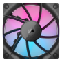 VENTILATOR Corsair iCUE LINK RX120 1x120mm RGB NEGRU,  0.400-2100 RPM +/- 10%, 10.5-74.2 CFM, Presiune Statica: 0.12-4.38 mm-H2O, 10-36dBA, Prindere magnetica, Lungime cablu 135mm 