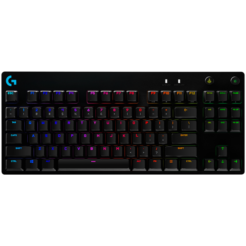 TASTATURI Logitech - gaming G PRO X TKL LIGHTSPEED Mechanical Gaming Keyboard - BLACK - US INTL - TACTILE 