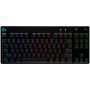 TASTATURI Logitech - gaming G PRO X TKL LIGHTSPEED Mechanical Gaming Keyboard - BLACK - US INTL - TACTILE 