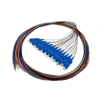 CABLU fibra optica Emtex Set 12 buc pigtail FO LC/PC, MM OM4, 50/125, 0,9mm manta  LSZH, 1.5m colorate - EMTEX 