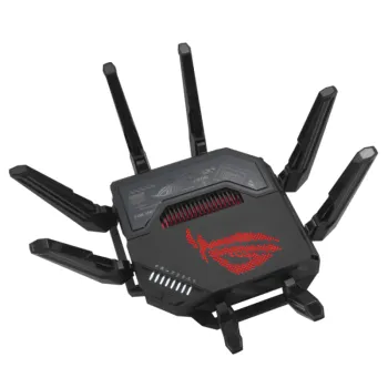 ASUS ROG Rapture GT-BE98 Quad-band WiFi 7 802.11be Gaming Router support new 320MHz bandwidth 