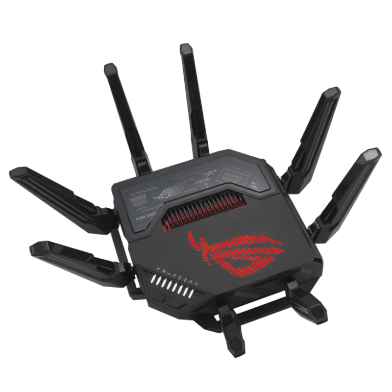 ASUS ROG Rapture GT-BE98 Quad-band WiFi 7 802.11be Gaming Router support new 320MHz bandwidth 