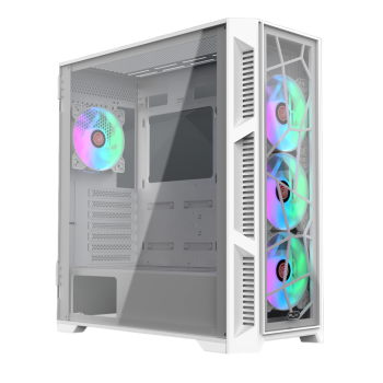 Carcasa RAIJINTEK PONOS ULTRA TG4, ATX, Alb 