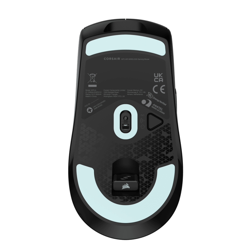 Corsair M75 AIR Wireless Ultra-Lightweight, 26000 DPI, 60g, Negru 