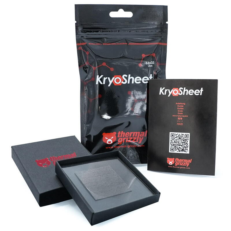 Thermal Grizzly PAD Termic KryoSheet, grafen, 33 x 33 mm 