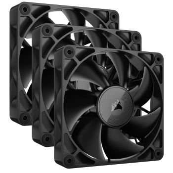 Ventilator Corsair iCUE LINK RX120, 120mm PWM, Triple Pack, Negru 