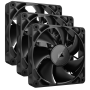 Ventilator Corsair iCUE LINK RX120, 120mm PWM, Triple Pack, Negru 