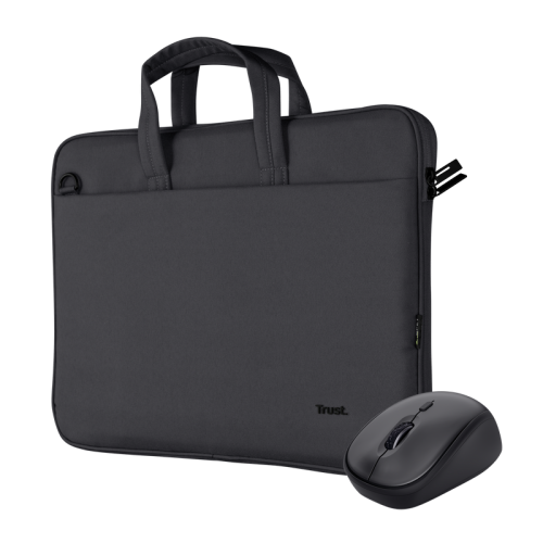TRUST Bologna Laptop Bag And Mouse Set Black 