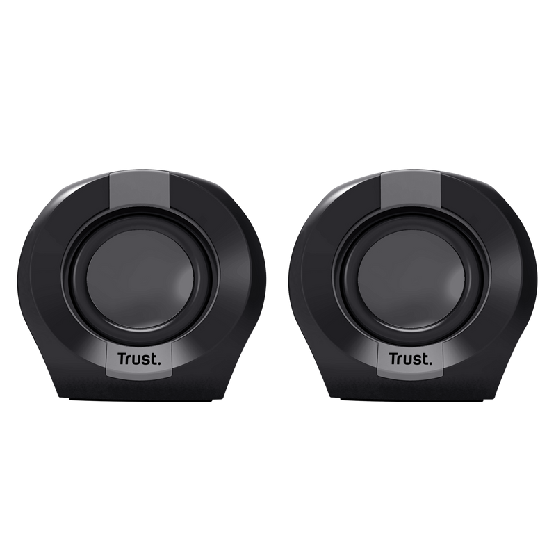Boxe Trust Polo 2.0, 8W, Negru 