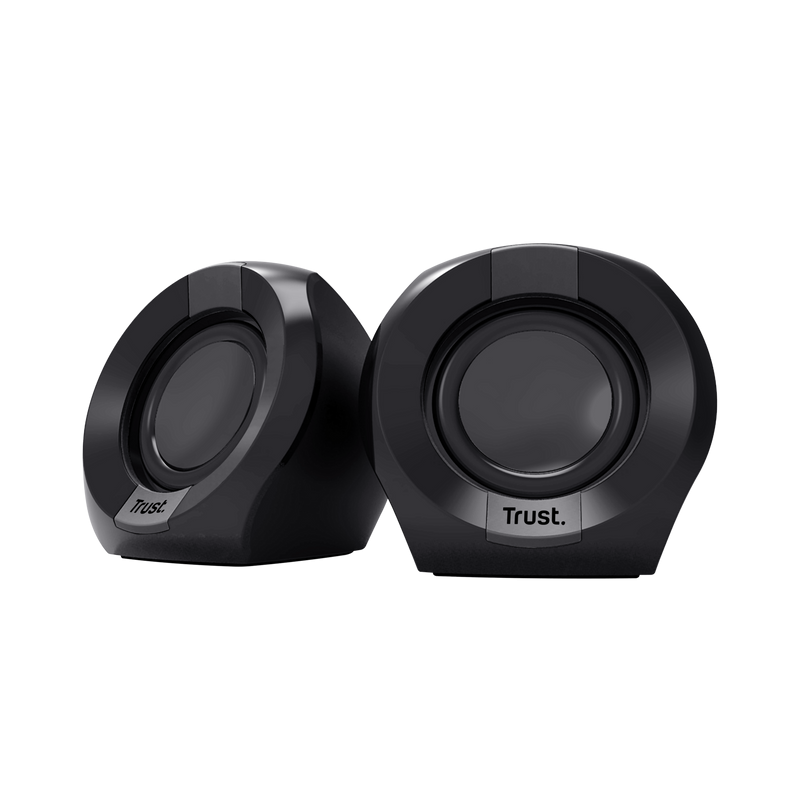 Boxe Trust Polo 2.0, 8W, Negru 