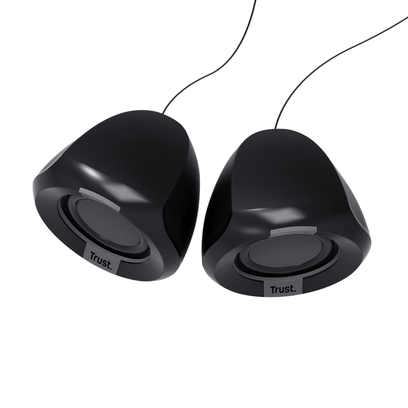 Boxe Trust Polo 2.0, 8W, Negru 