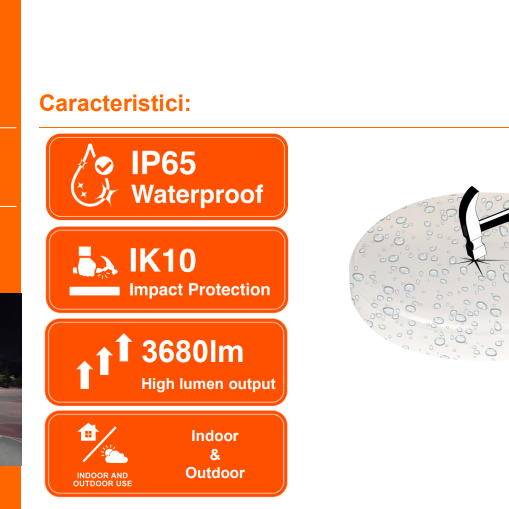 SF SLIM RD S 200 P 19W 840 IP65 EUELEDV 