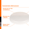 SF SLIM SQ 260 P 26W 840 IP65 EUE LEDV 