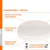 SF SLIM SQ S 260 P 26W 840 IP65 EUELEDV 