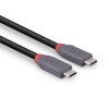Cablu Lindy 0.8m USB4 Type C 40Gbps Anth 