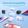Alimentator retea Vention 20W, 1 x USB Type-C, 5V/3A, QC 3.0, roz, 