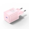 Alimentator retea Vention 20W, 1 x USB Type-C, 5V/3A, QC 3.0, roz, 